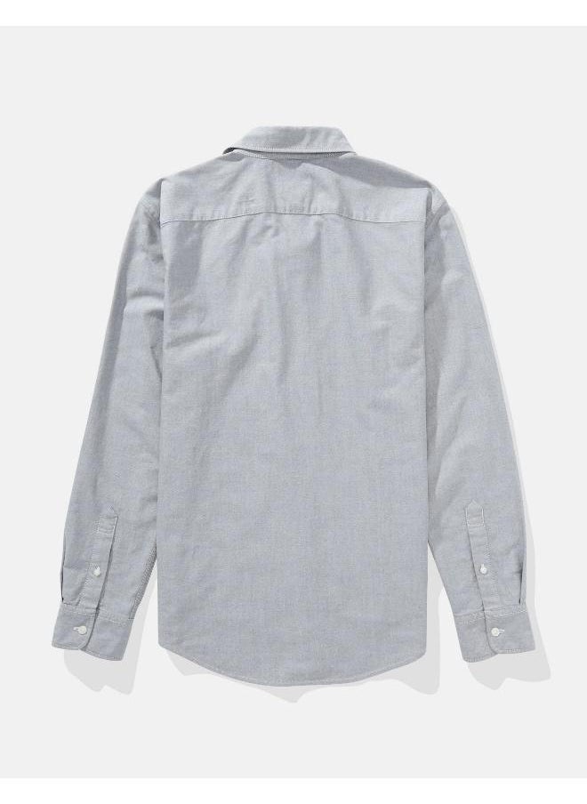 American Eagle - AE Everyday Oxford Button-Up Shirt - Image 1