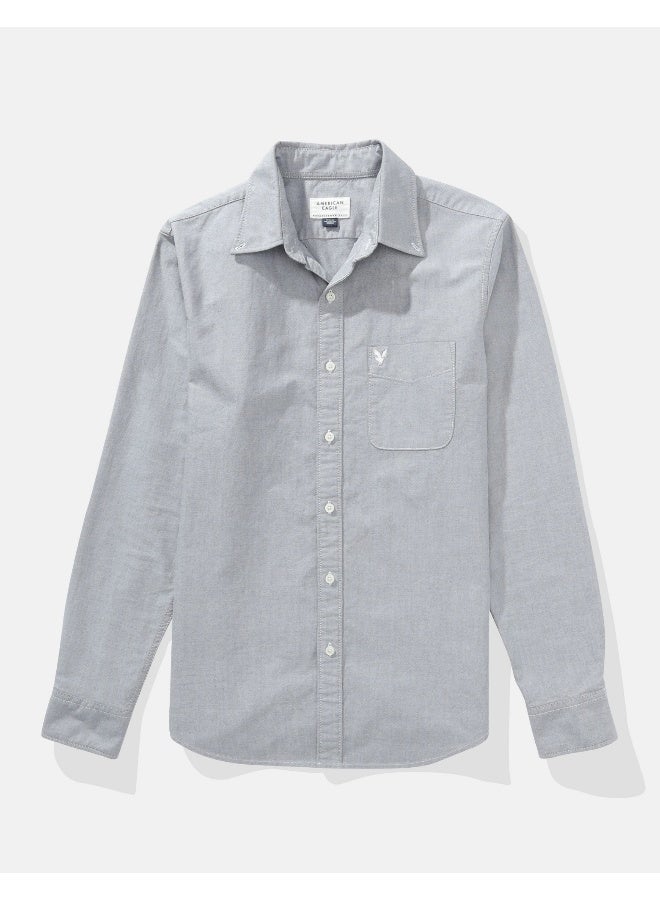 American Eagle AE Everyday Oxford Button-Up Shirt  - Image 4