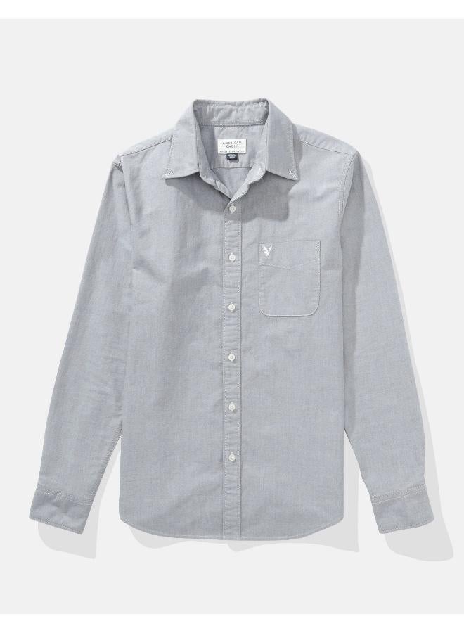 American Eagle AE Everyday Oxford Button-Up Shirt - Image 3