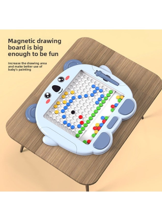 قلم مغناطيسي ممتع للأطفال، تطوير تفكير الأطفال، لوحة رسم مغناطيسية، تدريب الخيال المبتكر للأطفال، لوحة رسم مغناطيسية - اللون: ذهبي غوفر - Image 5