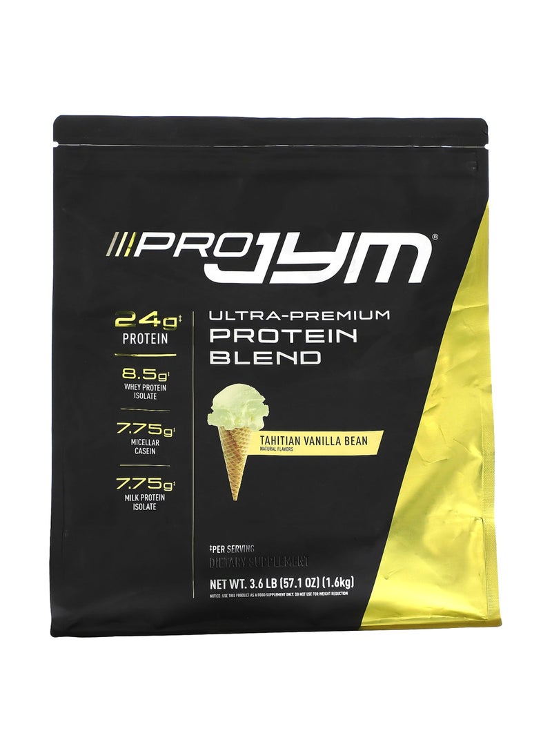 Pro JYM, Ultra-Premium Protein Blend, Tahitian Vanilla Bean, 3.6 lb (1.6 kg)
