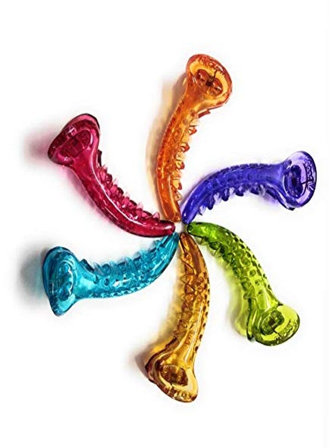 trendsetter مشابك شعر بلاستيكية ملونة على شكل موزة للنساء والفتيات (مجموعة من 6 قطع) (النمط 1) - Image 4