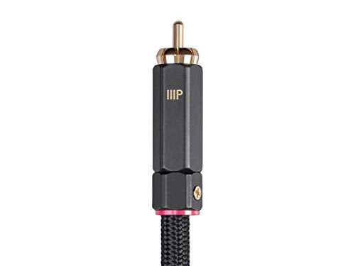 Monoprice Onix Series Digital Coaxial Audio/Video RCA Subwoofer CL2 Rated Cable, RG-6/U 75-ohm 12ft Black - Image 4