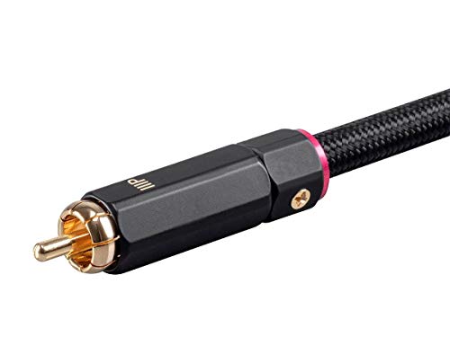 Monoprice Onix Series Digital Coaxial Audio/Video RCA Subwoofer CL2 Rated Cable, RG-6/U 75-ohm 12ft Black - Image 5
