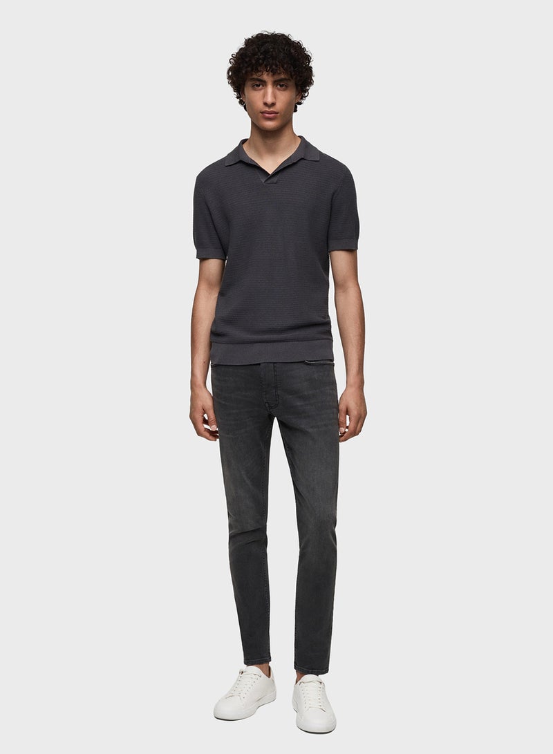 مانجو مان جينز كاجوال بقصة مريحة وغسيل فاتح - Image 5