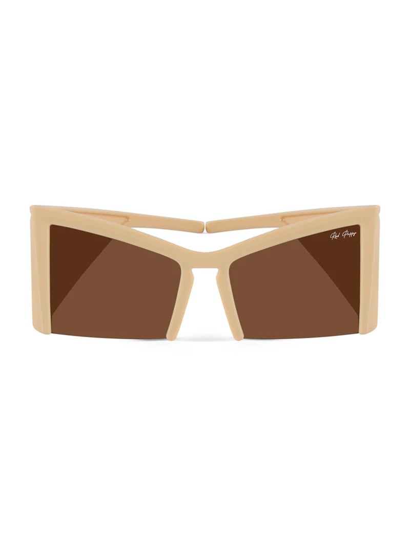 Woggles Red Pappy Stellara Brown Cateye Sunglasses - Image 1