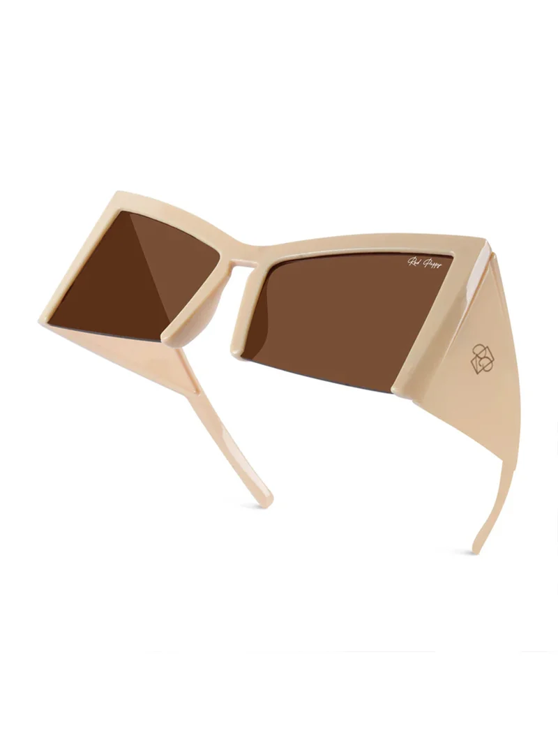 Woggles  Red Pappy Stellara Brown Cateye Sunglasses  | Best Price UAE