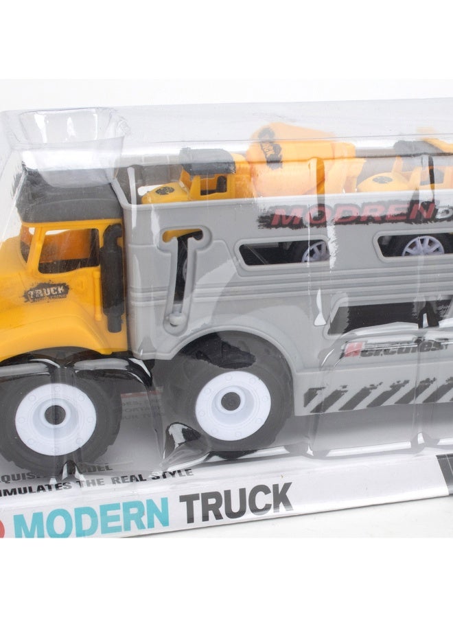 Fab N Funky Inertial Cartoon Engineering Vehicle With 2 Return Cars 9942-12 - Image 4