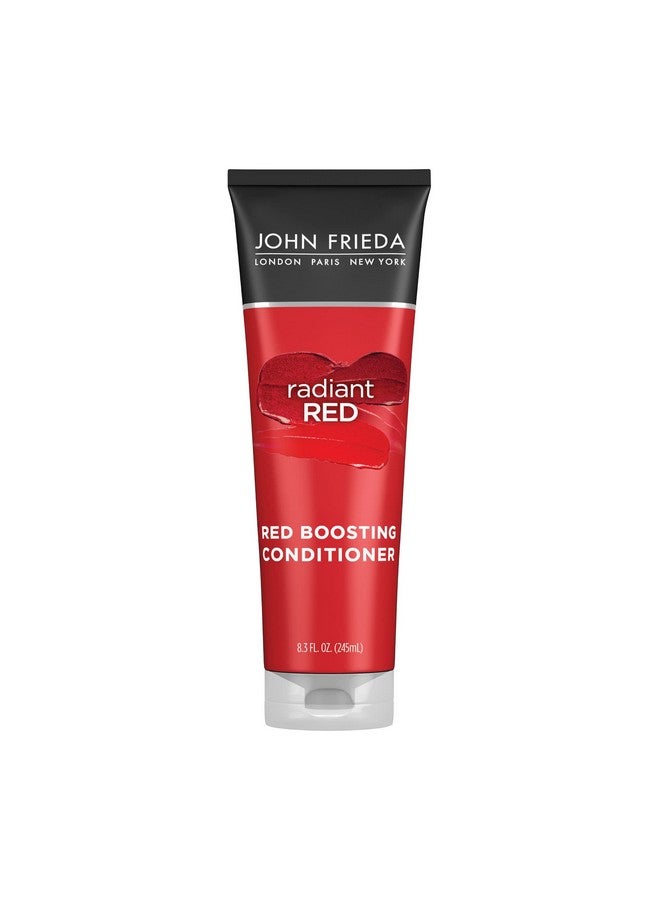 John Frieda بلسم تعزيز اللون الأحمر المتألق 8.3 أونصة بلسم يومي مع الرمان وفيتامين E يساعد في تجديد درجات لون الشعر الأحمر - Image 2
