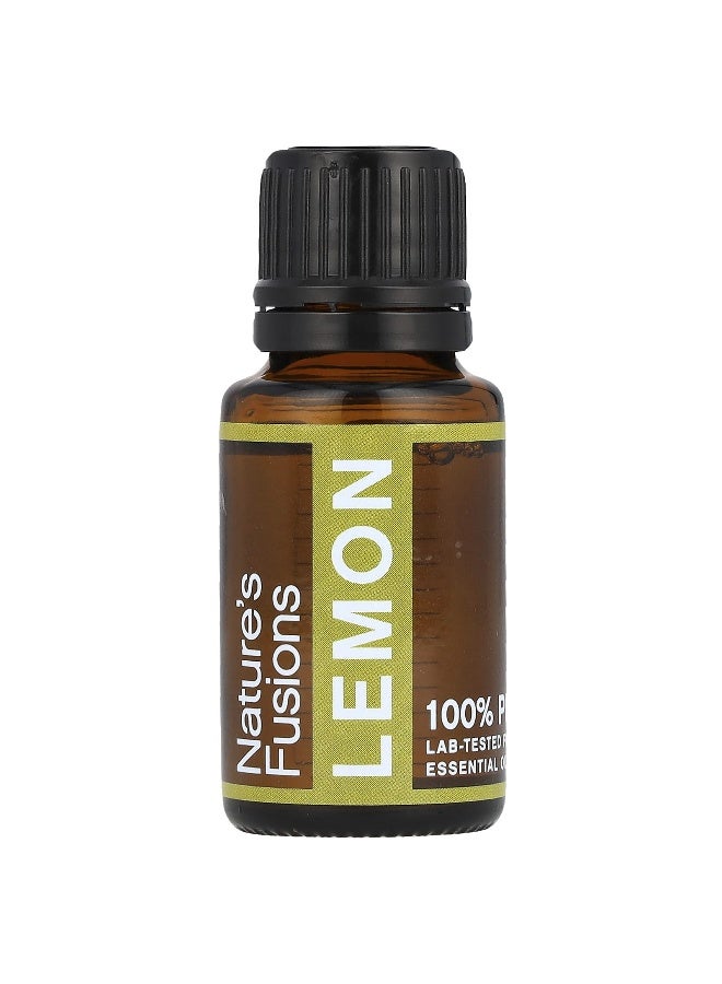 Nature'S Fusions Nature's Fusions, 100% Pure Essential Oil, Lemon , 15 ml  - Image 1