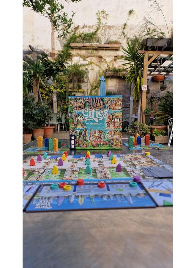 Devir Cities by Devir, Strategy Board Game, for 2 to 4 Players and Ages 10+ - Image 3