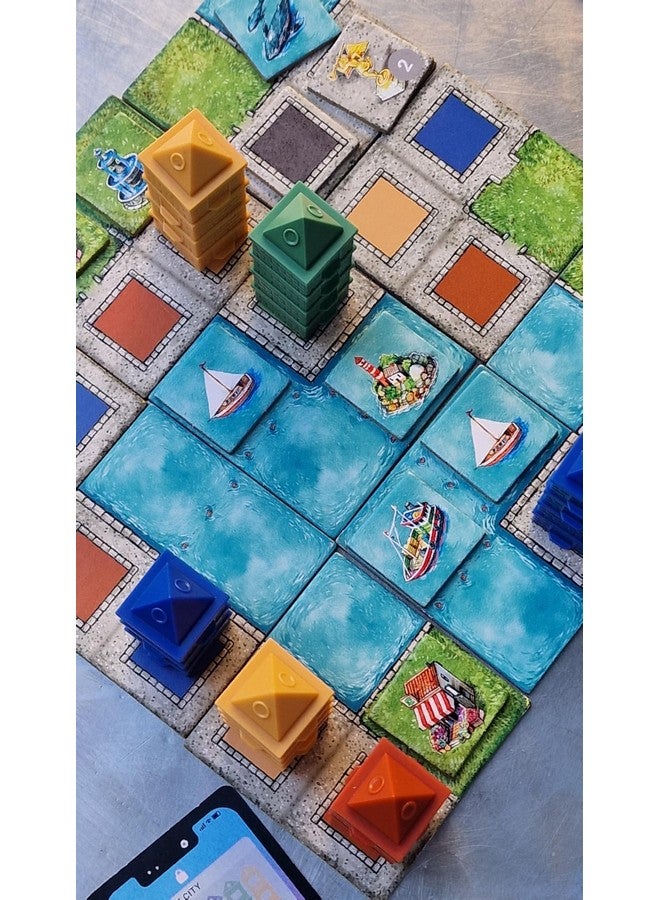 Devir Cities by Devir, Strategy Board Game, for 2 to 4 Players and Ages 10+ - Image 4