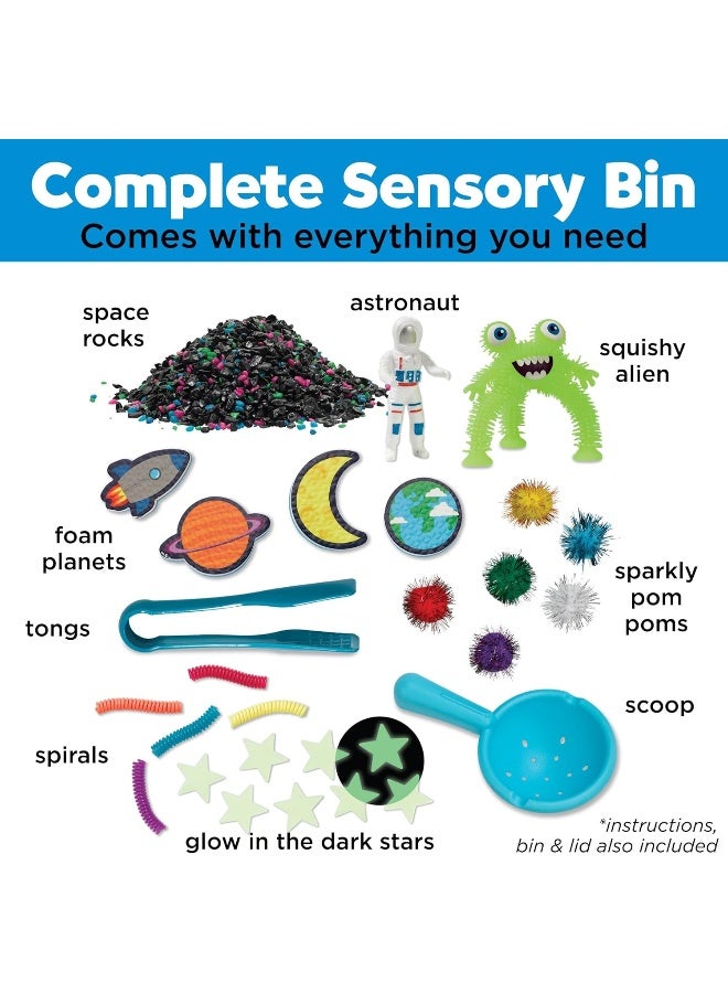 Creativity for Kids Sensory Bin: Outer Space Toys - Preschool and Toddler Sensory Toys, Kids Gifts for Boys and Girls Ages 3-5+, 10.25 x 14.5 x 4.75 inches - Image 3