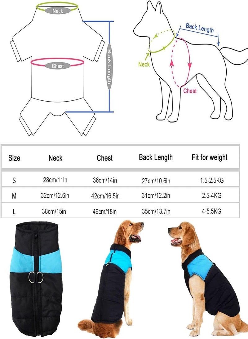 GGOOT Dog Vest for Winter, Windproof Dog Winter Coat Waterproof, Soft Pet Dog Vest Apparel Overcoat for Small Medium Large Breeds Cold Weather - Image 4