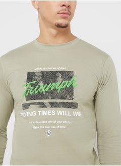 Seventy Five Basics Graphic Long Sleeve T-Shirt  - Image 3