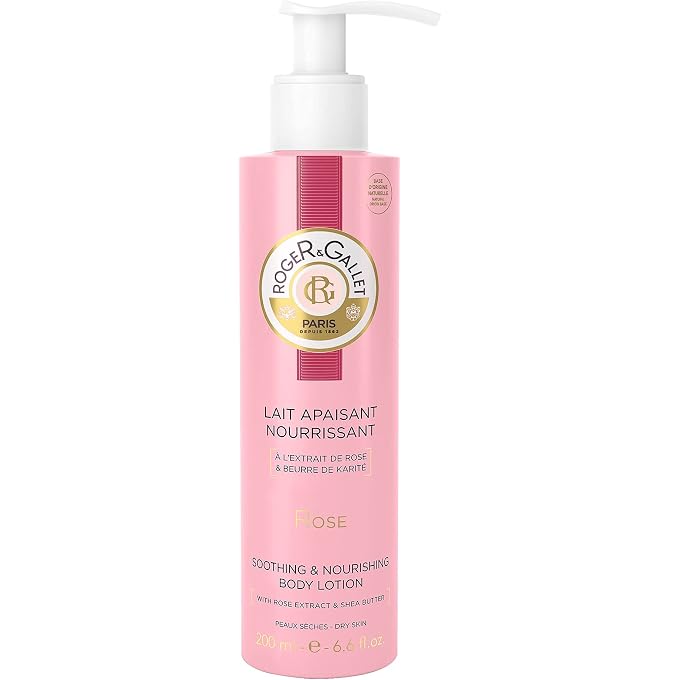 Roger & Gallet Rose Melt-in Body Lotion for Women, 6.6 Ounce - Image 1
