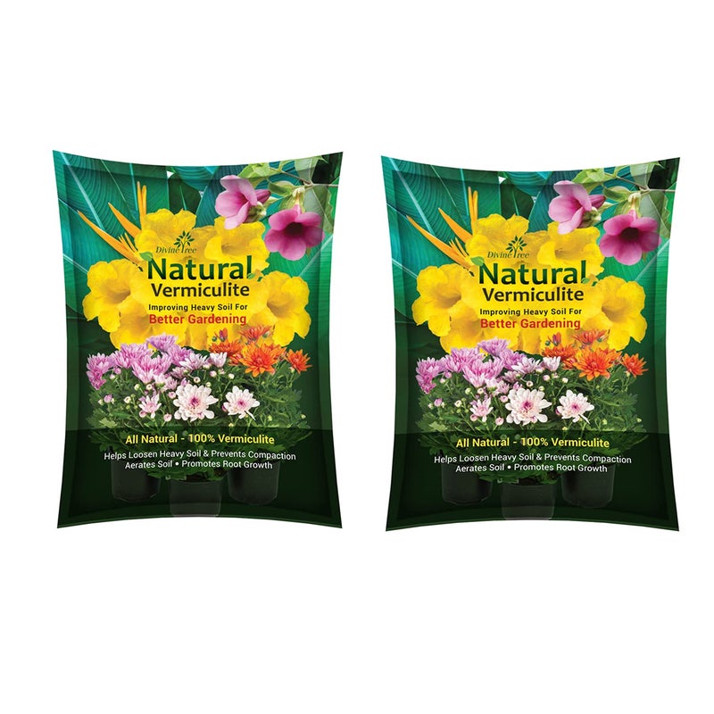 DIVINE TREE Natural Vermiculite Growing Media – Soil Conditioner for Root Development, Moisture Retention & Healthy Plant Growth | Ideal for Potting Mixer for Indoor - Outdoor Plants & Gardening - Image 5