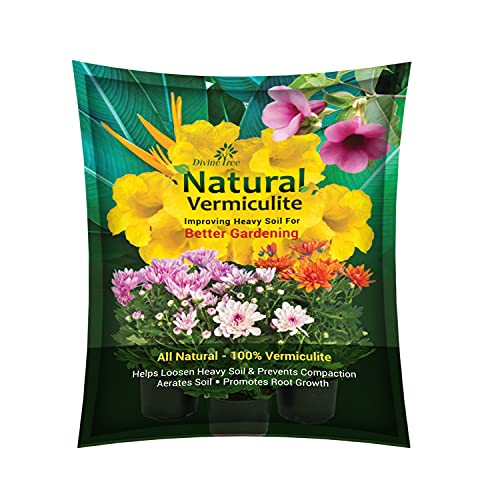 DIVINE TREE Natural Vermiculite Growing Media – Soil Conditioner for Root Development, Moisture Retention & Healthy Plant Growth | Ideal for Potting Mixer for Indoor - Outdoor Plants & Gardening - Image 2