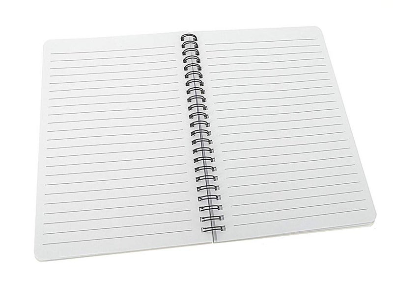ALIMITOPIA 4 Pack A5 Spiral Notebook Journal,Wirebound Ruled Sketch Book Notepad Diary Memo Planner,A5 Size(8.3X5.7) & 80 Sheets (Little Flower) - Image 3