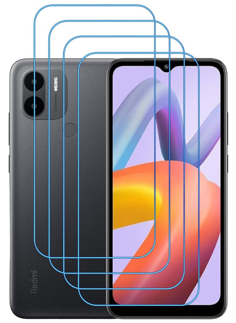 ACLIX 4 Pieces Antistatic ESD Dustproof Premium Quality High Definition Clear Tempered Glass Screen Protector Designed For Xiaomi Redmi A2+ - Image 1