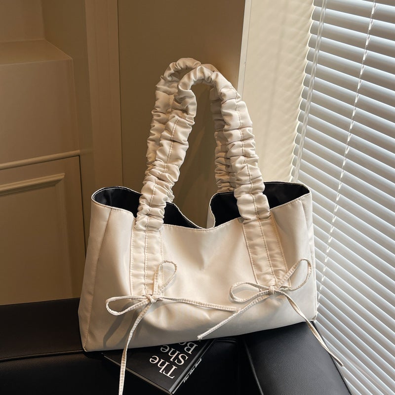 Casual Tote Bag with Butterfly Bow, Shoulder Bag for Women - Image 3