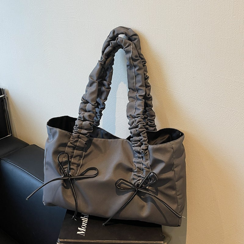 Casual Tote Bag with Butterfly Bow, Shoulder Bag for Women - Image 5
