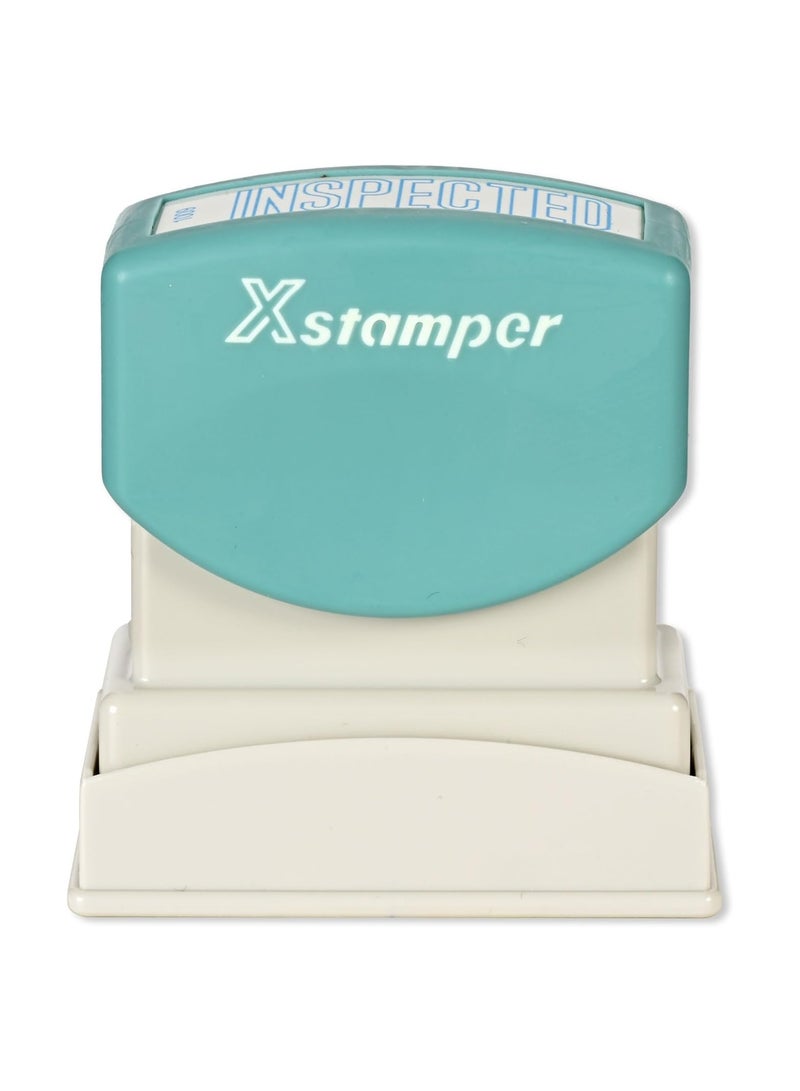 FIS Artline X-Stamper "INSPECTED" for Office Business Supplies, Ink Blue - ARXTCXB1009 - Image 1