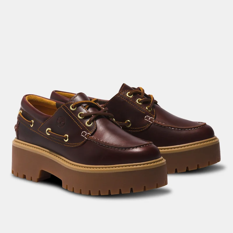 تمبرلاند Women's 3-Eye Boat Shoes