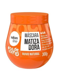 Salon Line Salon Line - Linha #ToDeCacho (Matizadora) - Mascara Ruivo Natural 300 Gr - (#ImWithCurls (Brassiness) - Natural Ginger Mask Net 10.58 Oz)  - Image 1