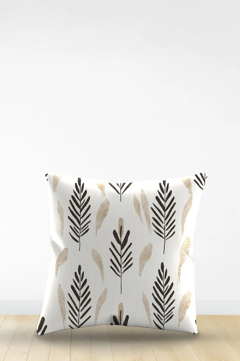 ارتافيسا Double Sided Digital Printed Decorative Faux Leather Throw Pillow Cover