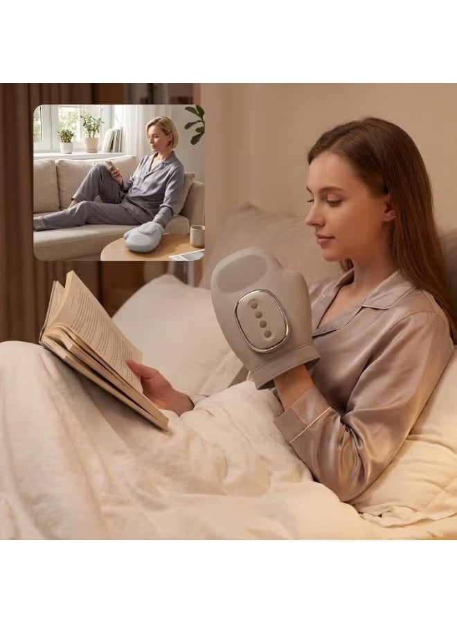 ELTRAZONE Rechargeable Hand Massager with Air Compression & Heat, Electric Hand Massage Device with Multiple Massage Modes, Portable Hand Massager for Fingers, Palm, Wrist and Daily Relaxation - Image 2