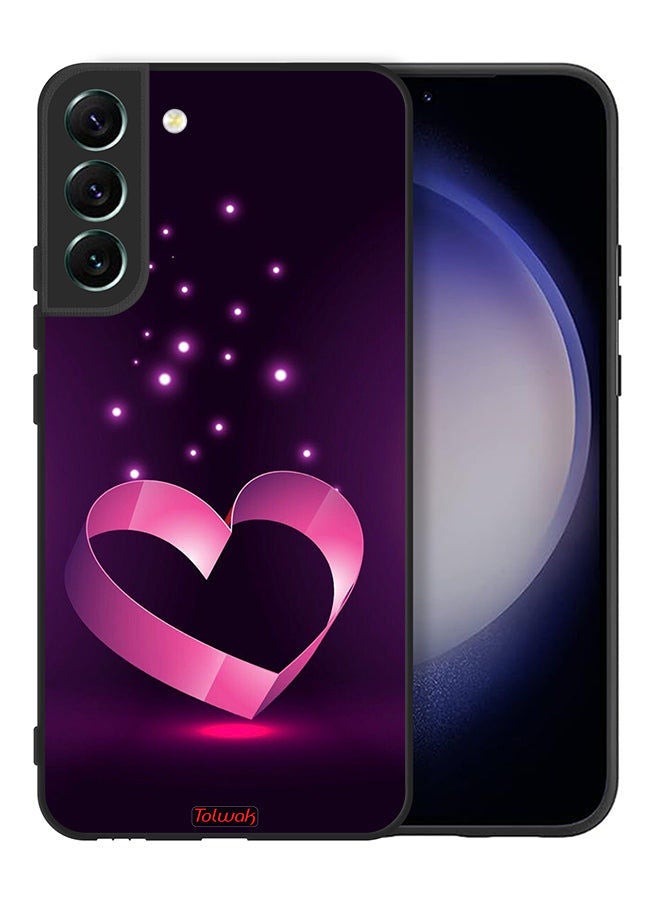 Tolwak Samsung Galaxy S22 5G Protective Case Cover Heart Art - Image 2