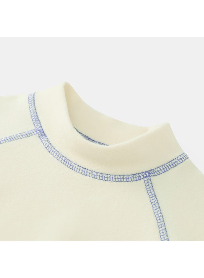 Base Layer Shirt Boys Autumn Warm Raglan Sleeve T-shirt Girls Baby Innerwear Moisture-wicking And Heat-generating - Image 5