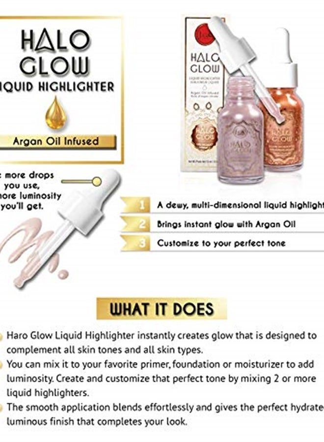 J.Cat Beauty Halo Glow Liquid Highlighter - Moon Light - Image 2