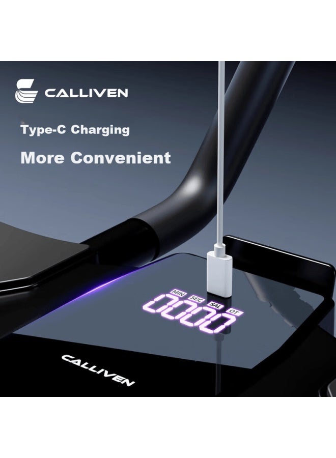 Calliven Ab Wheel Automatic Counter Elbow Support Abdominal Muscle Trainer Four-wheel Sit-up Roller Home Ab Workout Equipment - Image 1