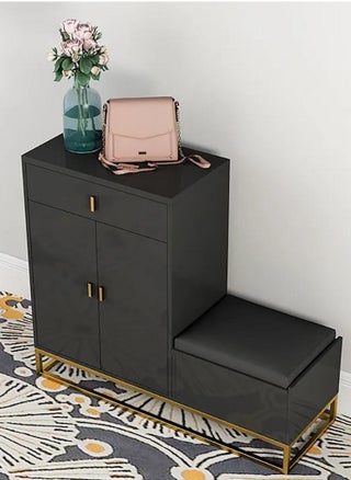 Shoe Cabinet 30 x 100 x 90 cm - Black & Gold - pzsku/ZCD846BBB8FA80E676338Z/45/_/1713010271/76e5ee4d-1532-4fba-bedd-f734ced15238