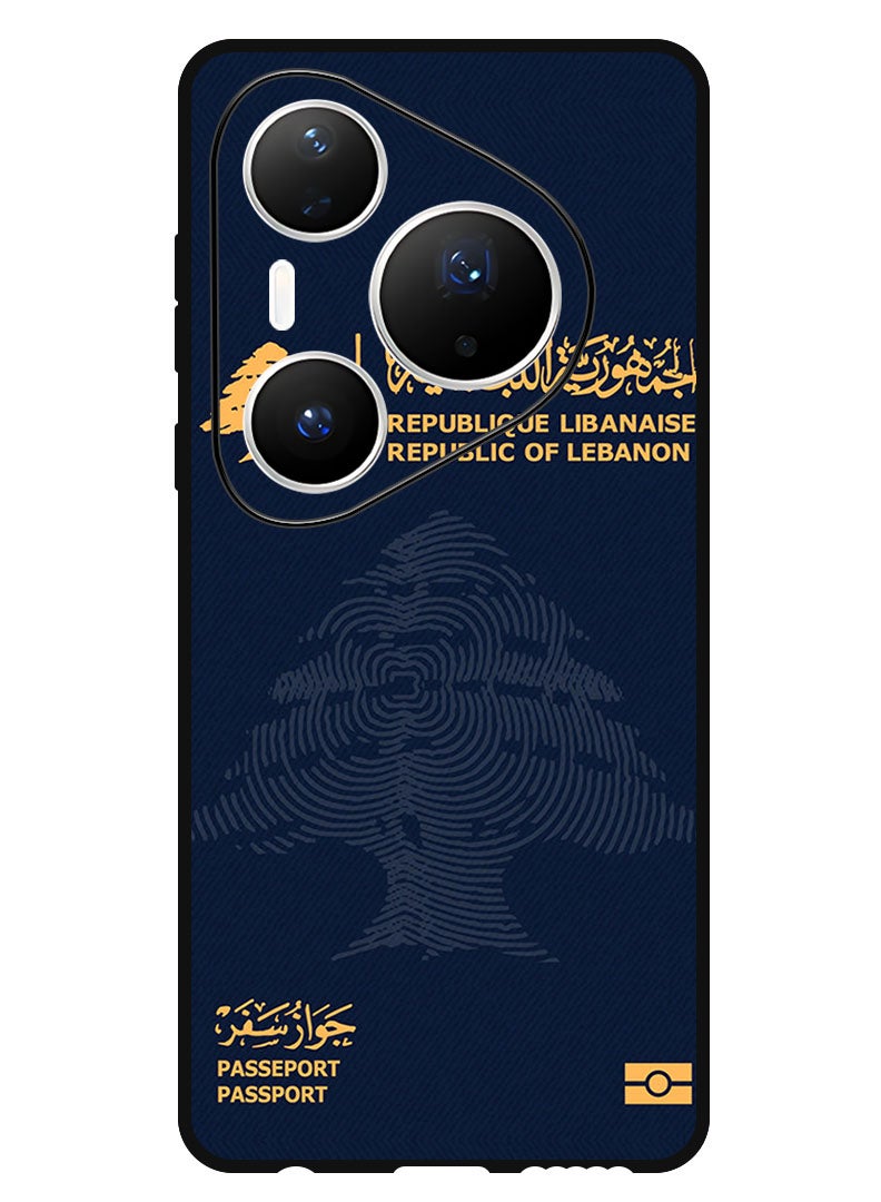 Theodor Case Compatible with Huawei Pura 80 Pro Plus 6.8 Inch Protection Shockproof Bumper Cover Lebanon Passport - Image 1