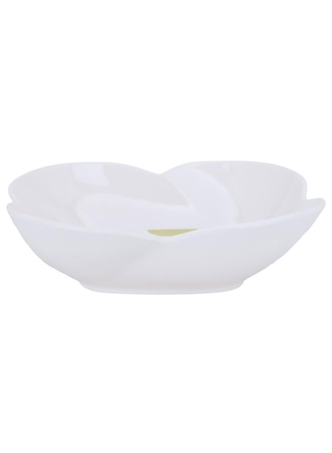 Alsaif Plastic Serving Plate Round White - Image 1