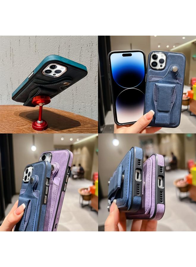 Zaboon Case For iPhone 13 Pro Side Leather Rotation Card Holder Phone Case - Image 5