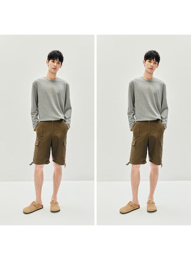 Semir Long-sleeve T-shirt For Men, Autumn Contrasting Color Printed Inner Layer, Loose Undershirt, Round Neck Casual Top, 10a525101101 - Image 3
