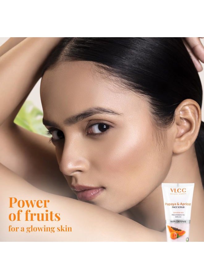 Vlcc Papaya & Apricot Face Scrub, 80Gm - Image 3