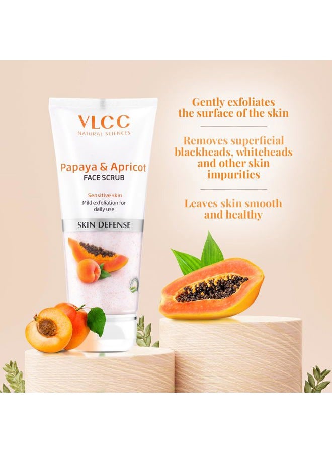 Vlcc Papaya & Apricot Face Scrub, 80Gm - Image 5