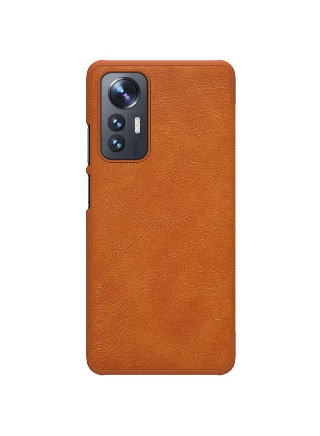 Nillkin Case For Xiaomi 12 Lite QIN Series Crazy Horse Texture Leather Phone Case - Image 3