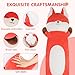 Dalmao 36 inch Orange Fox Stuffed Animal Soft Long Pillow Giant Cute Fox Body Pillow Plushies Toy Gift for Kids Boys Birthday Halloween Christmas - Image 4