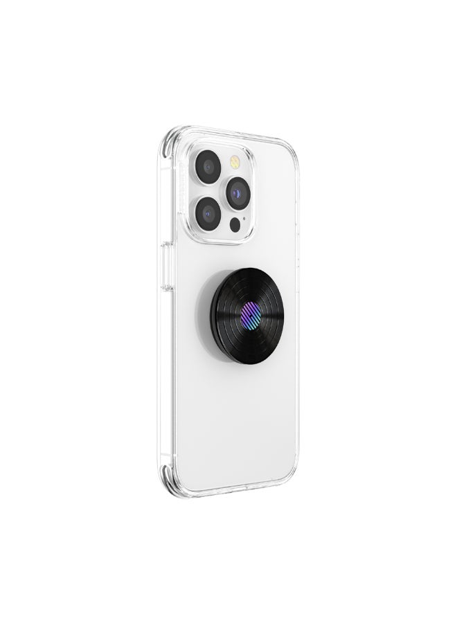 POPSOCKETS PopGrip Premium | Gel Phone Grip & KickStand, Removable Reusable Washable, Works with  Smooth Hard Plastic Case, Easy Remove Top for Wireless Charging - Retro Vinyl - Image 4