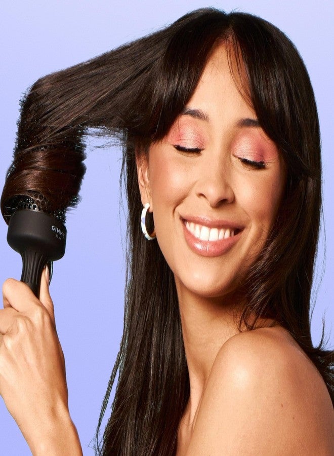 Gimme Beauty Round Brush - Blowout Brush with Vented Ceramic Barrel - For All Hair Types - Large 53mm - Image 5
