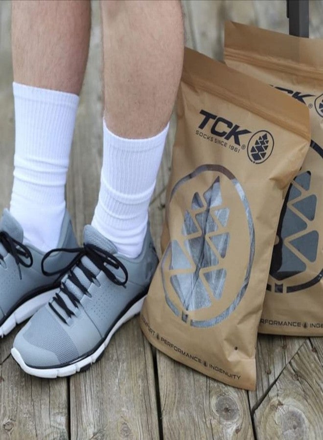 TCK Work & Athletic Crew Socks - Large, Black, 12-Pack - Image 3