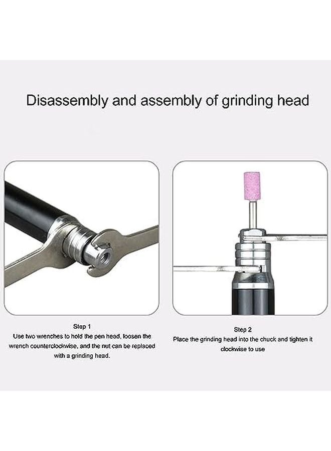 KP 6102 Aluminum Pneumatic Pencil Die Grinder Kit 65000rpm for Engraving Grinding Polishing - Image 4