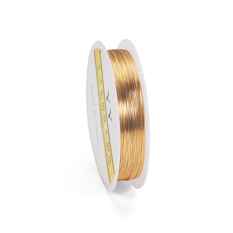 Antique jewelry special copper wire shaping line 0.2-1mm ultra-high quality color preserving copper wire diy handmade accessories KC Gold 