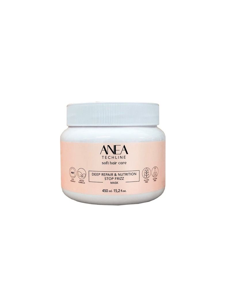 ANEA TECHLINE Anea Stop Frizz Mask 450ml - Deep Repair & Nutrition